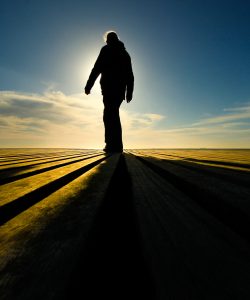 Walk to sunset